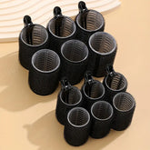 18pcs Heatless Hair Curler Set with Clips - Self-Adhesive, No-Heat Curls for All Hair Lengths - DIY Styling Tools for Women